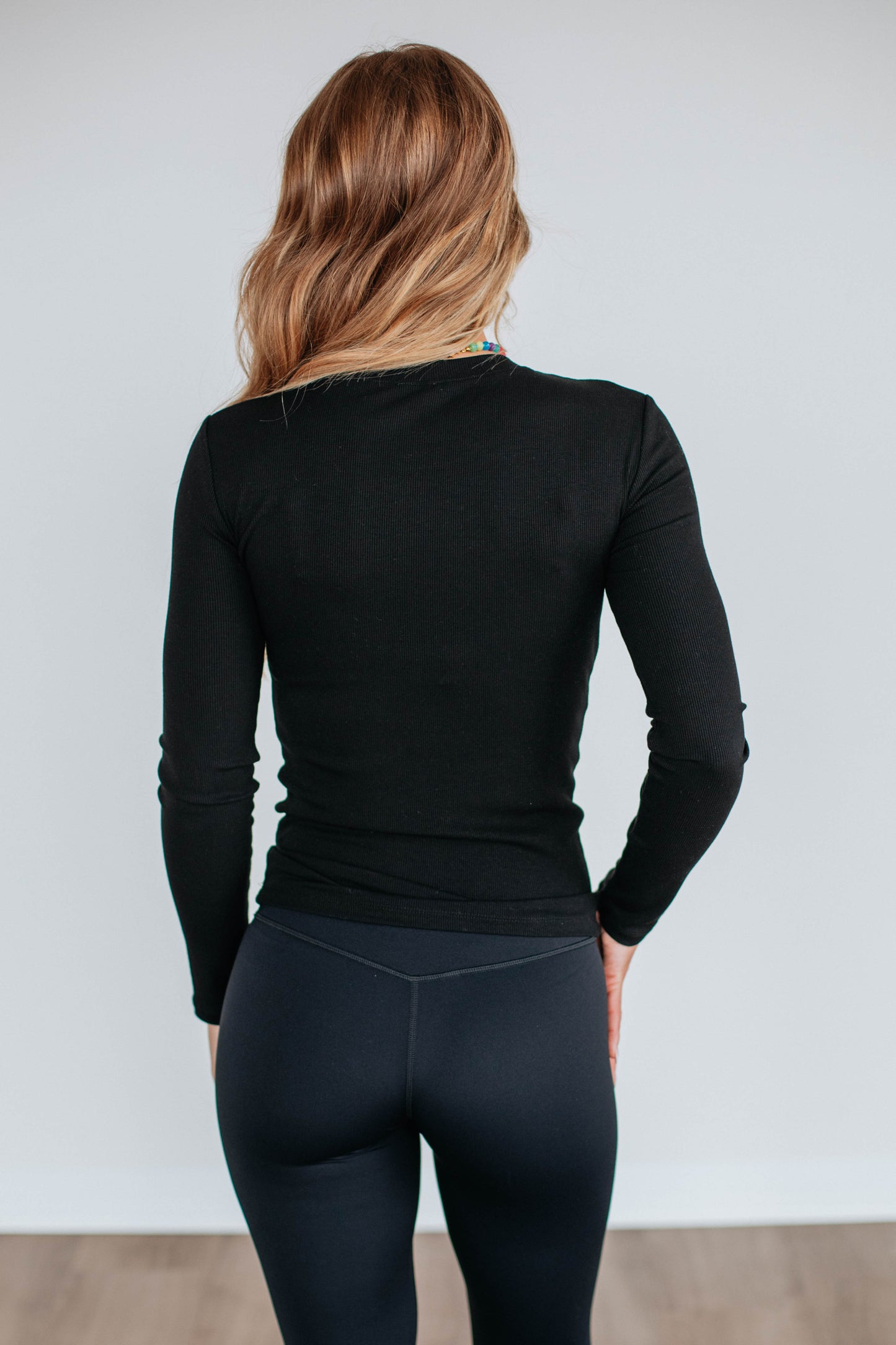 Remi Ribbed Top - Black