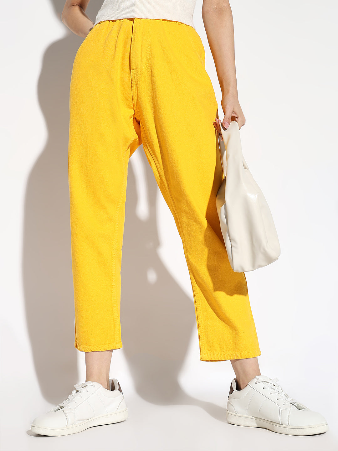 Yellow Mom Fit Jeans