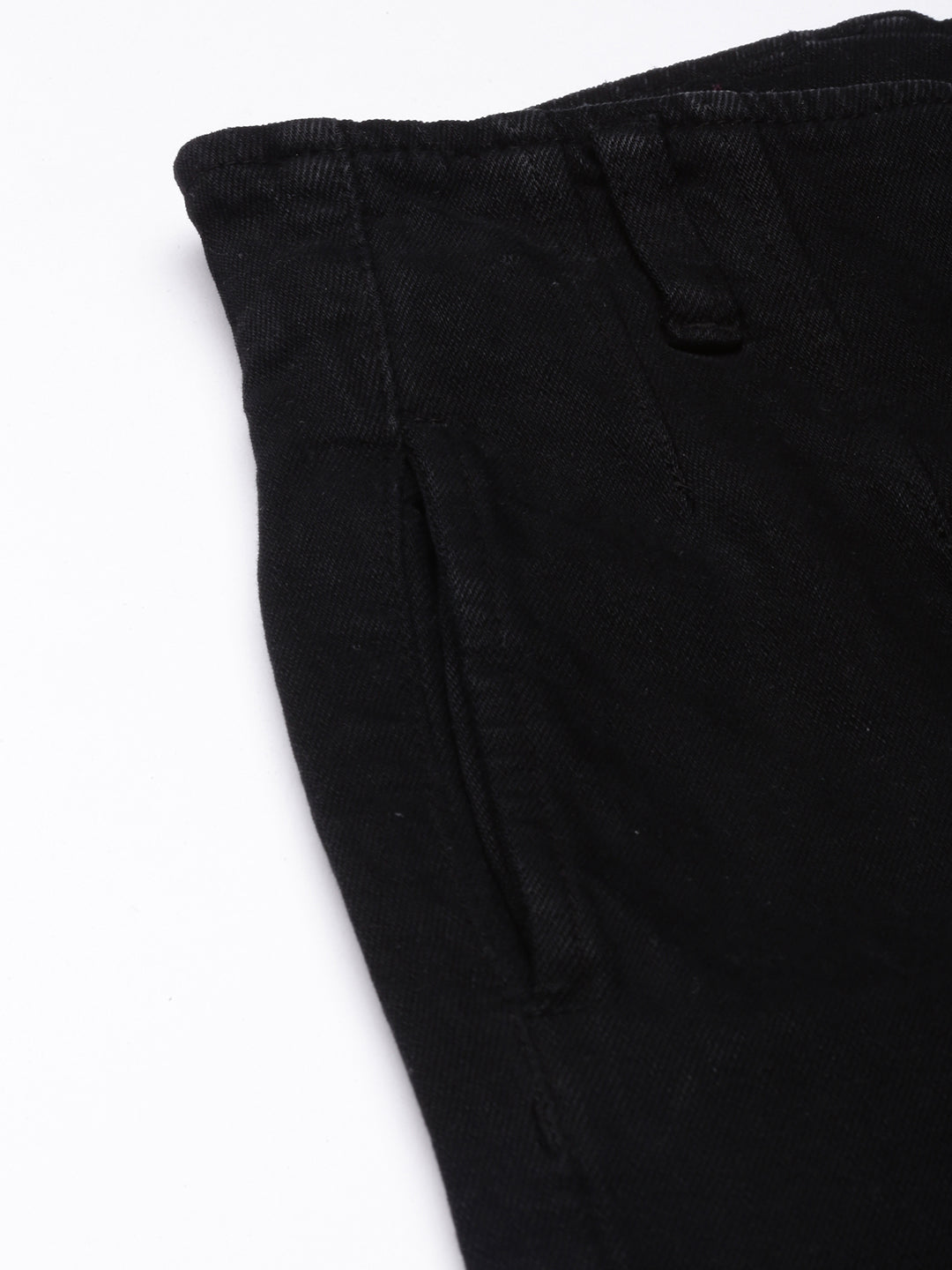 Black Straight Fit Stretchable Jeans