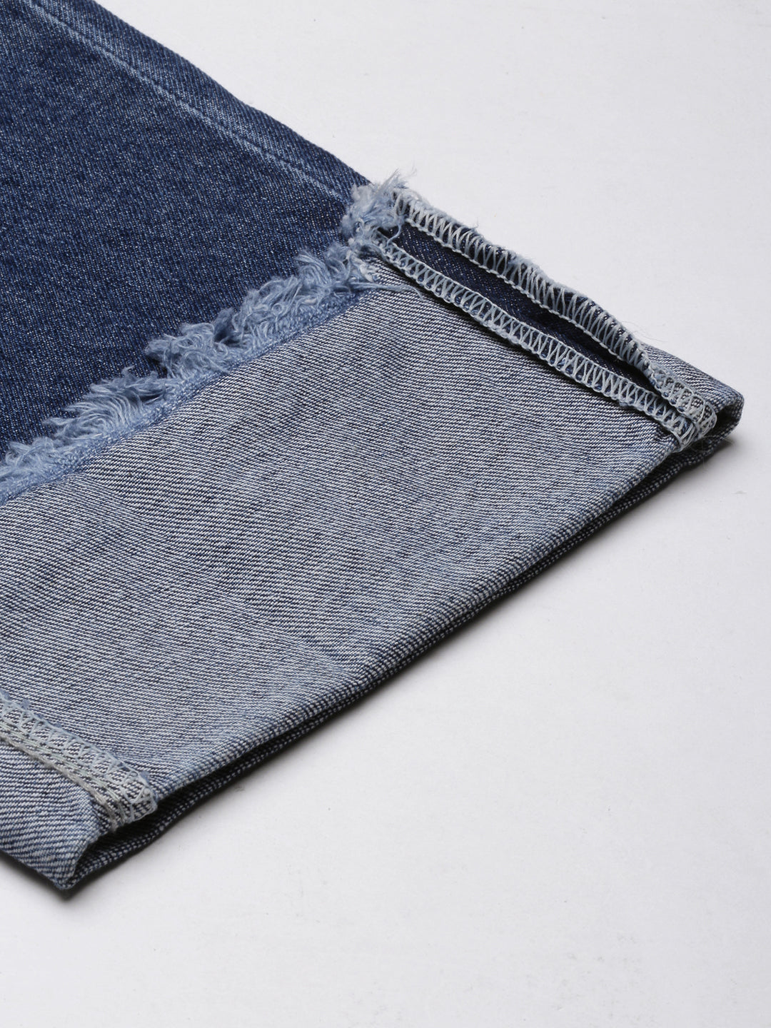 Blue Jean Straight Fit Light Fade Acid Wash Jeans