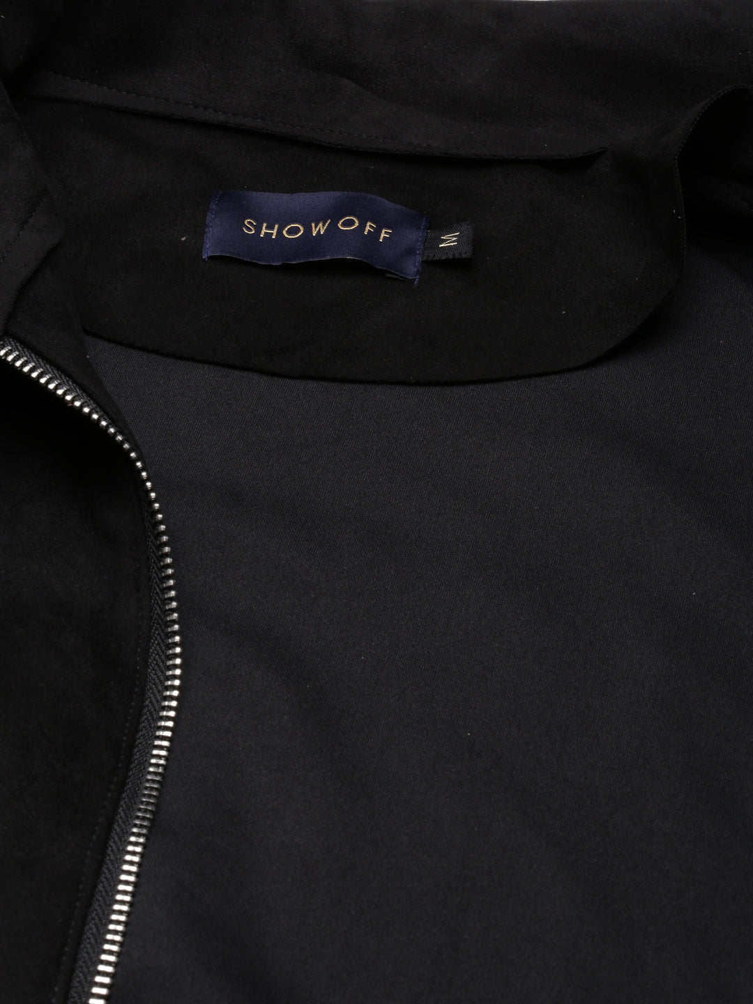 Black Suede Tailored Jacket