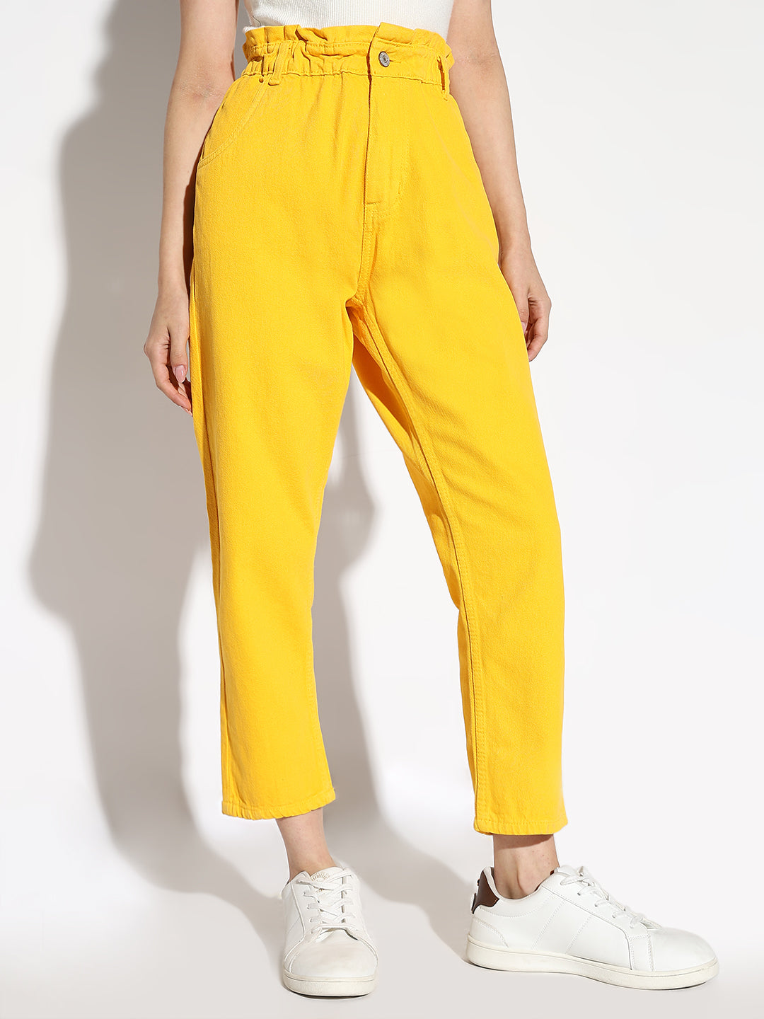 Yellow Mom Fit Jeans