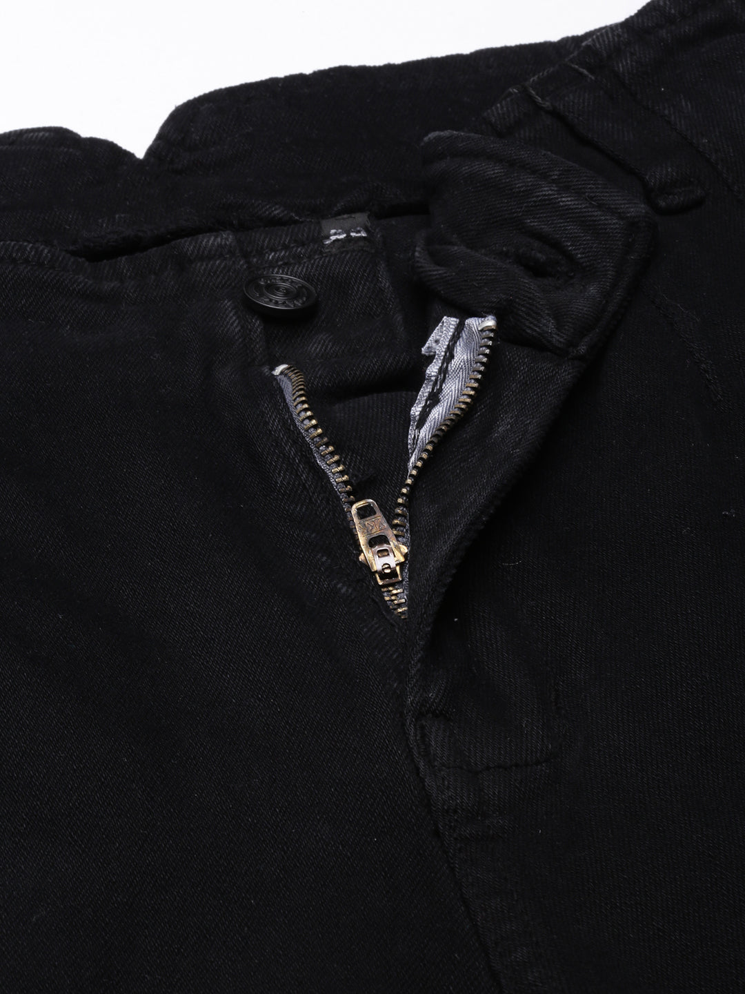 Black Straight Fit Stretchable Jeans