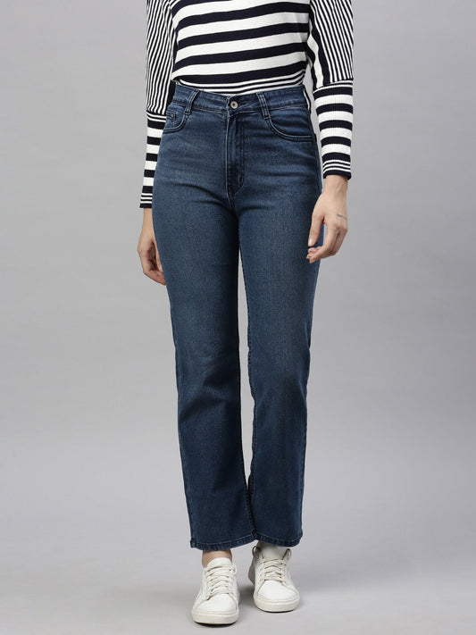 Blue Straight Fit Jeans