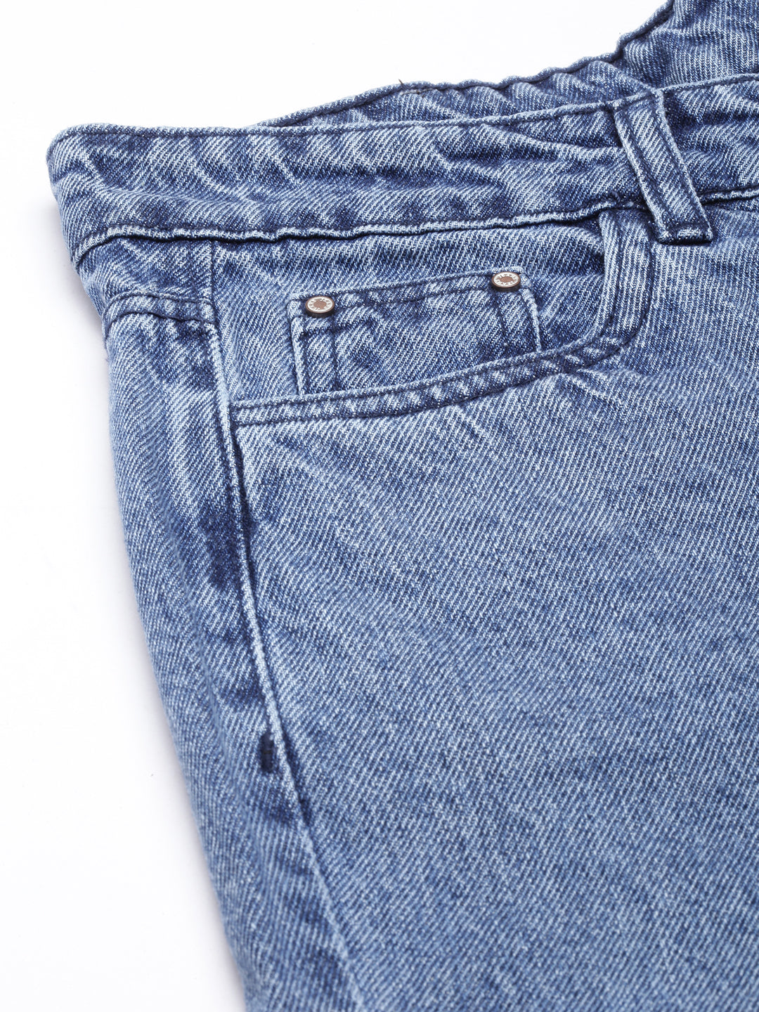 Blue Straight Fit Light Fade Jeans