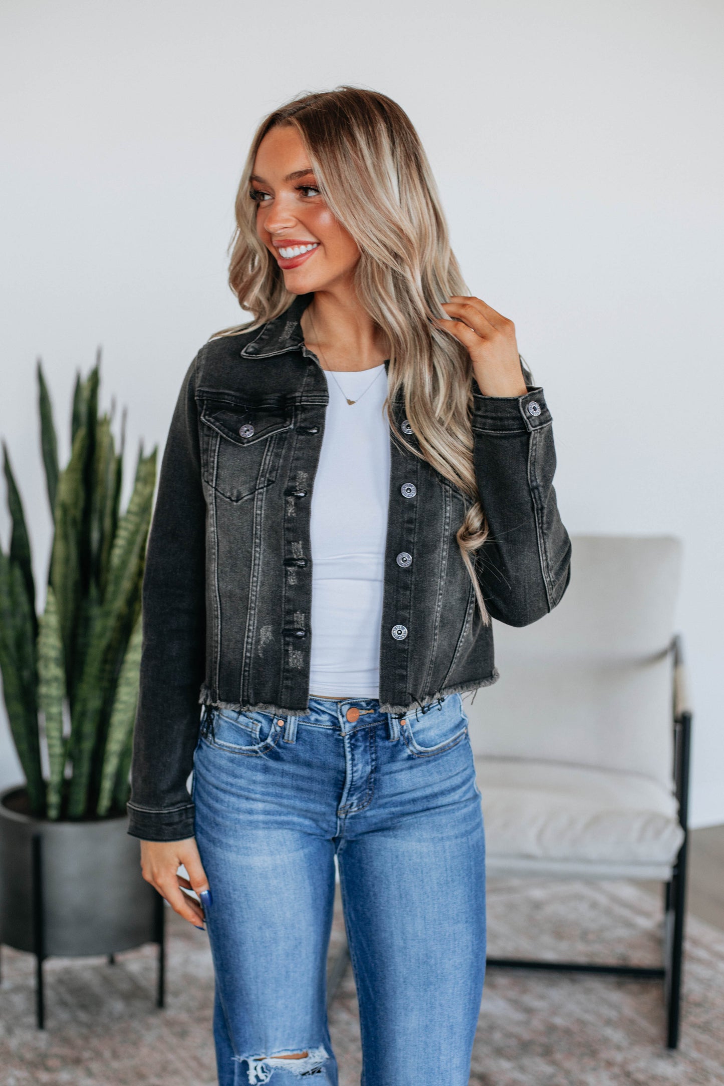 Jordie Risen Denim Jacket - Vintage Black