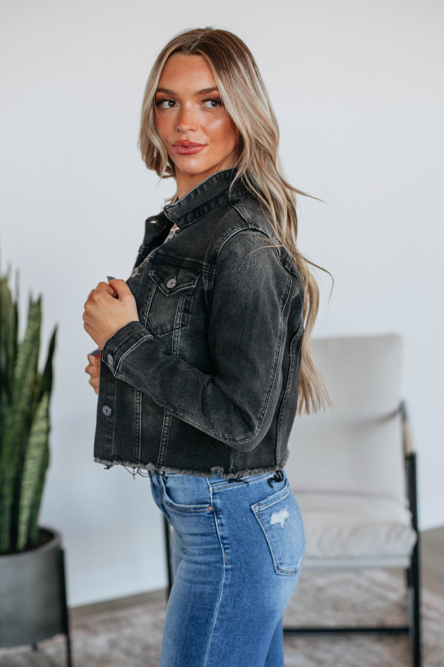 Jordie Risen Denim Jacket - Vintage Black