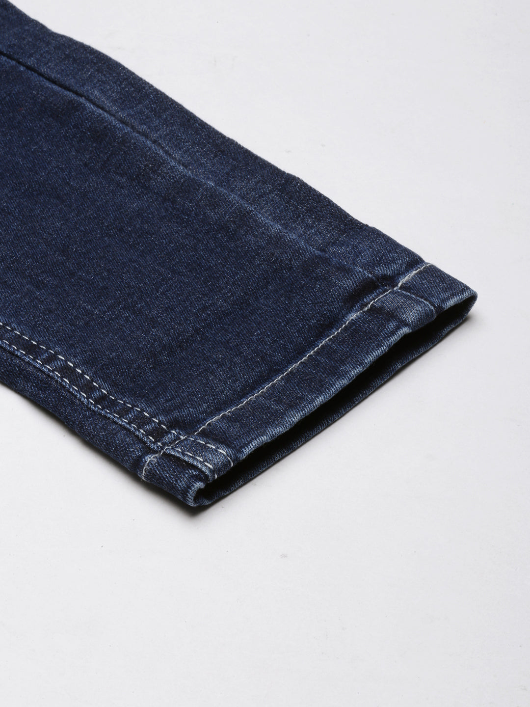 Navy Blue Jean Slim Fit Light Fade Stretchable Jeans