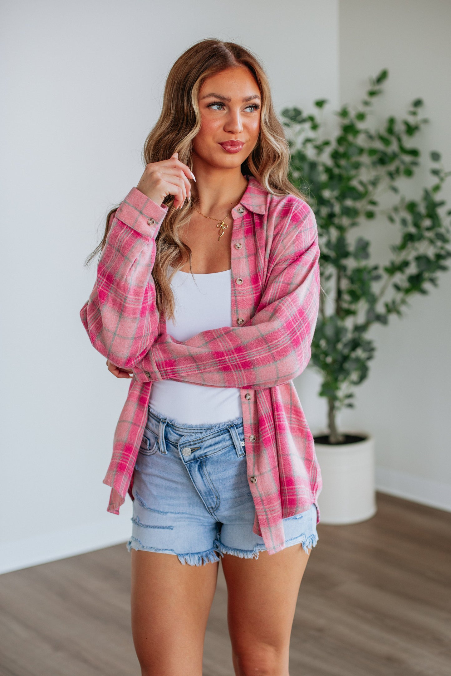 Gabriella Flannel Top